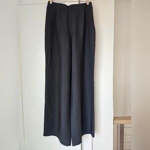 P.Johnson Black Silk Sofia Trousers size 2 NWT